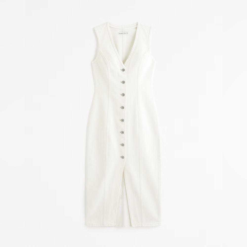 ABERCOMBIE & FITCH Mara Vest Midi Dress S XS $110